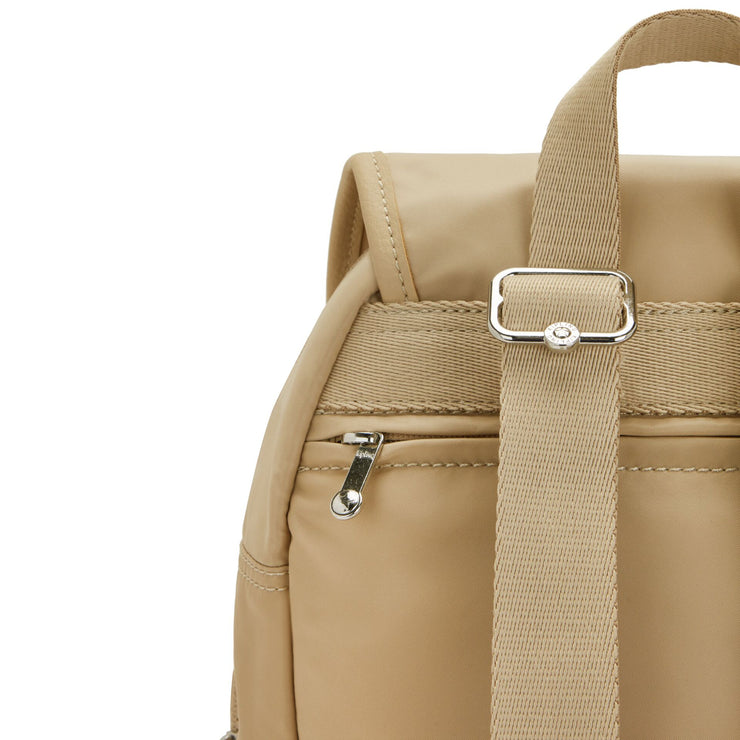 KIPLING Small backpack Female Natural Beige New City Pack S