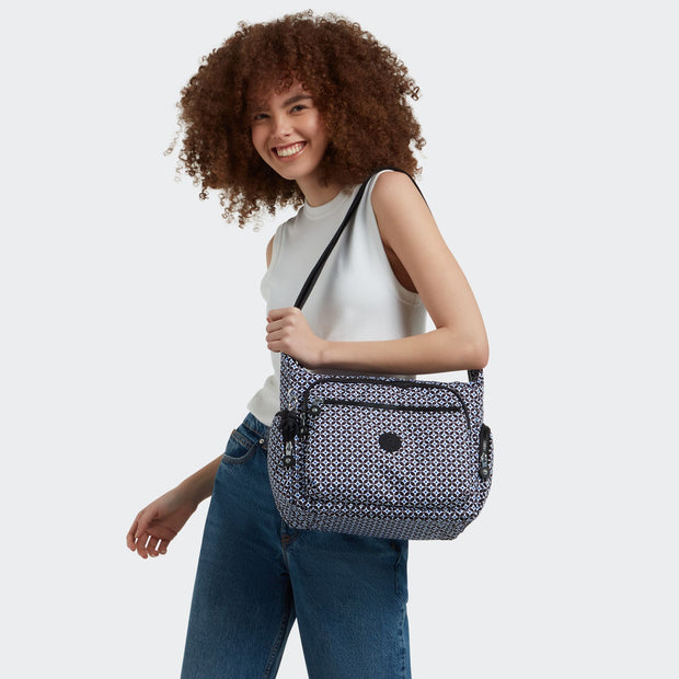 KIPLING Medium crossbody Female Blackish Tile Gabbie