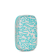 Kipling Medium Pencase Holds Up To 50 Pens Female Metallic Palm 50 Pens