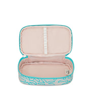 Kipling Medium Pencase Holds Up To 50 Pens Female Metallic Palm 50 Pens