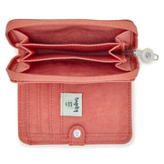 KIPLING Medium Wallet Female Vintage Pink Money Love