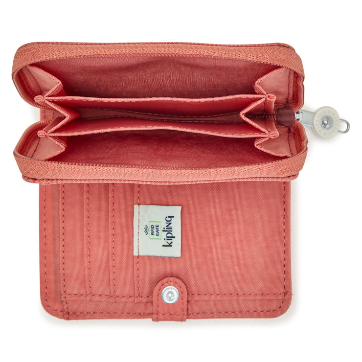 KIPLING Medium Wallet Female Vintage Pink Money Love