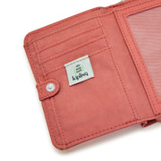KIPLING Medium Wallet Female Vintage Pink Money Love