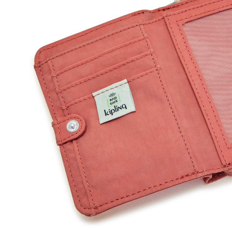 KIPLING Medium Wallet Female Vintage Pink Money Love
