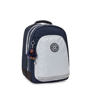 Kipling Large Backpack With Laptop Protection Unisex True Blue Grey Class Room