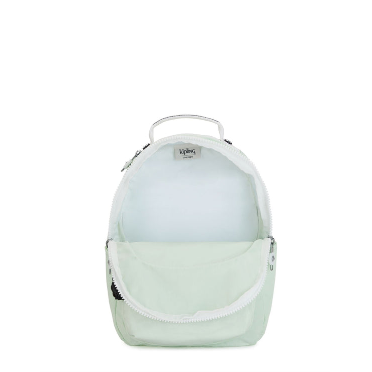 KIPLING Small Backpack (With Laptop Protection) Female Airy Green C Seoul S