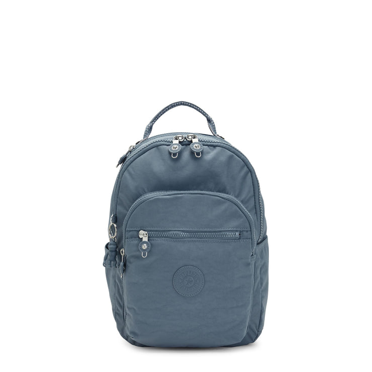 KIPLING Small Backpack (With Laptop Protection) Female Brush Blue Seoul S