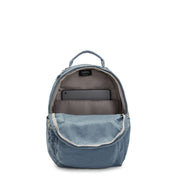 KIPLING Small Backpack (With Laptop Protection) Female Brush Blue Seoul S