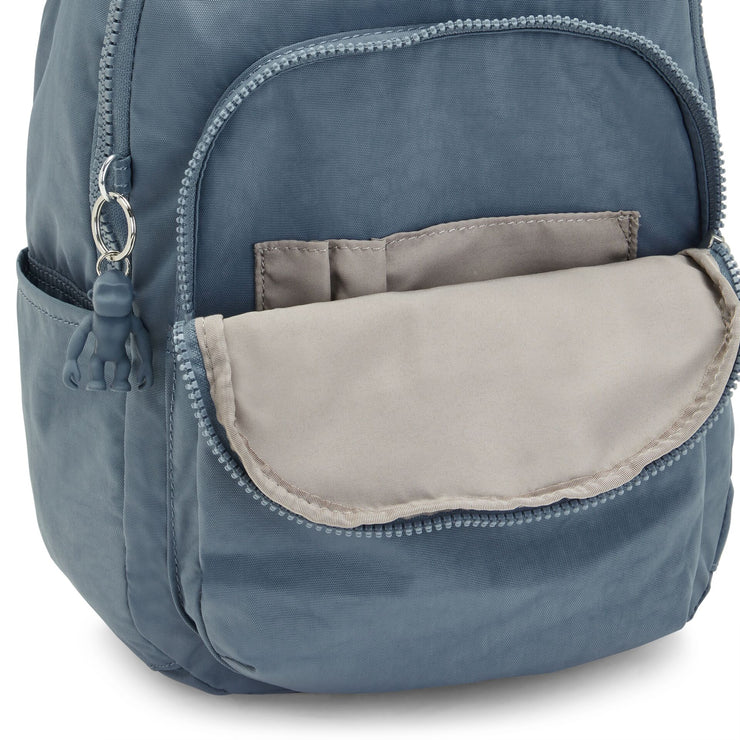 KIPLING Small Backpack (With Laptop Protection) Female Brush Blue Seoul S