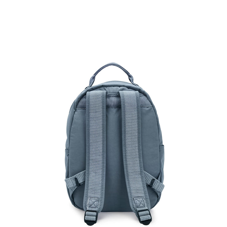 KIPLING Small Backpack (With Laptop Protection) Female Brush Blue Seoul S