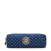 KIPLING Medium pouch Unisex Soft Dot Blue C Boran