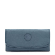 KIPLING Large Wallet Female Brush Blue Money Land