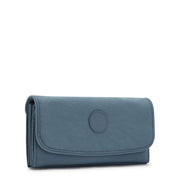 KIPLING Large Wallet Female Brush Blue Money Land