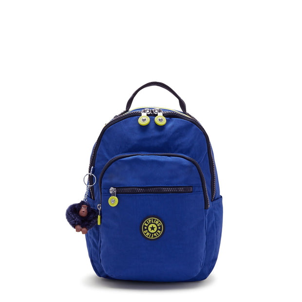KIPLING Small Backpack (With Laptop Protection) Unisex Blue Ink C Seoul S