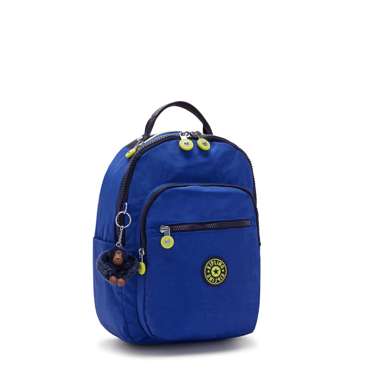 KIPLING Small Backpack (With Laptop Protection) Unisex Blue Ink C Seoul S