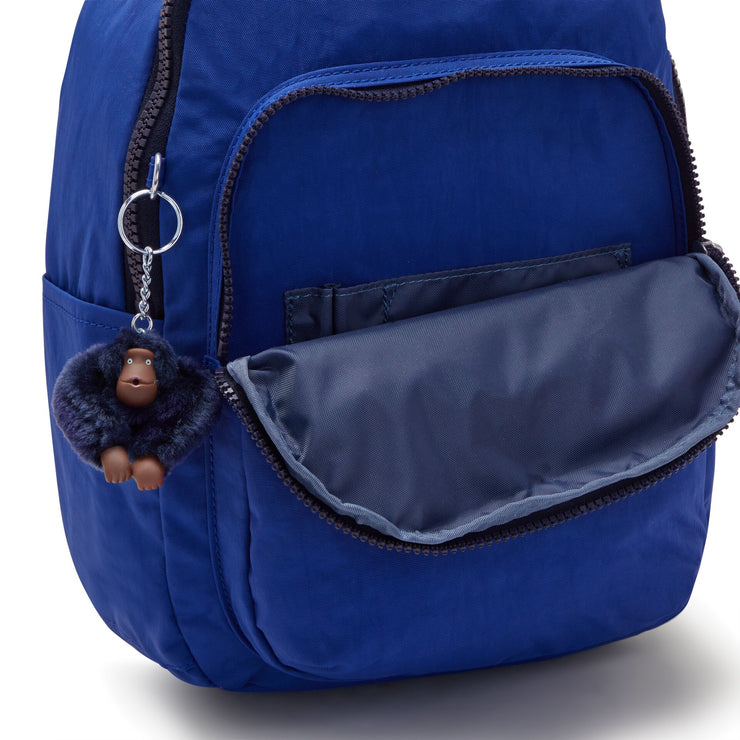 KIPLING Small Backpack (With Laptop Protection) Unisex Blue Ink C Seoul S