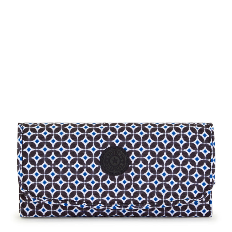 KIPLING Large wallet Female Blackish Tile Money Land