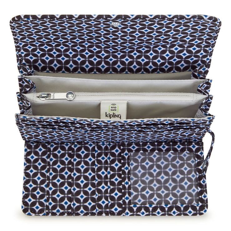 KIPLING Large wallet Female Blackish Tile Money Land