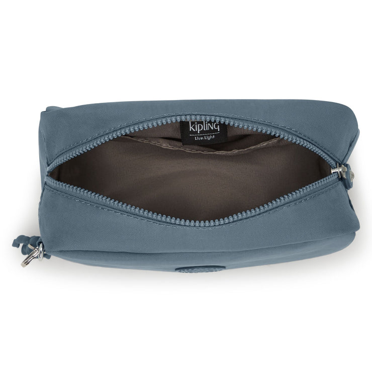 KIPLING Medium pouch Female Brush Blue Gleam