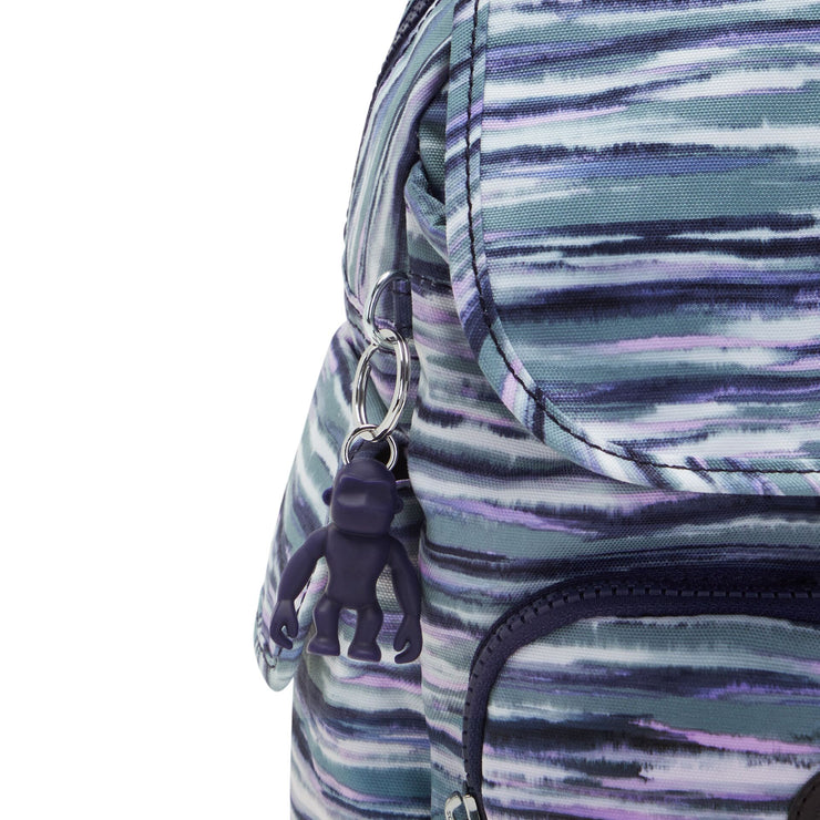 KIPLING Small backpack Female Brush Stripes City Pack Mini