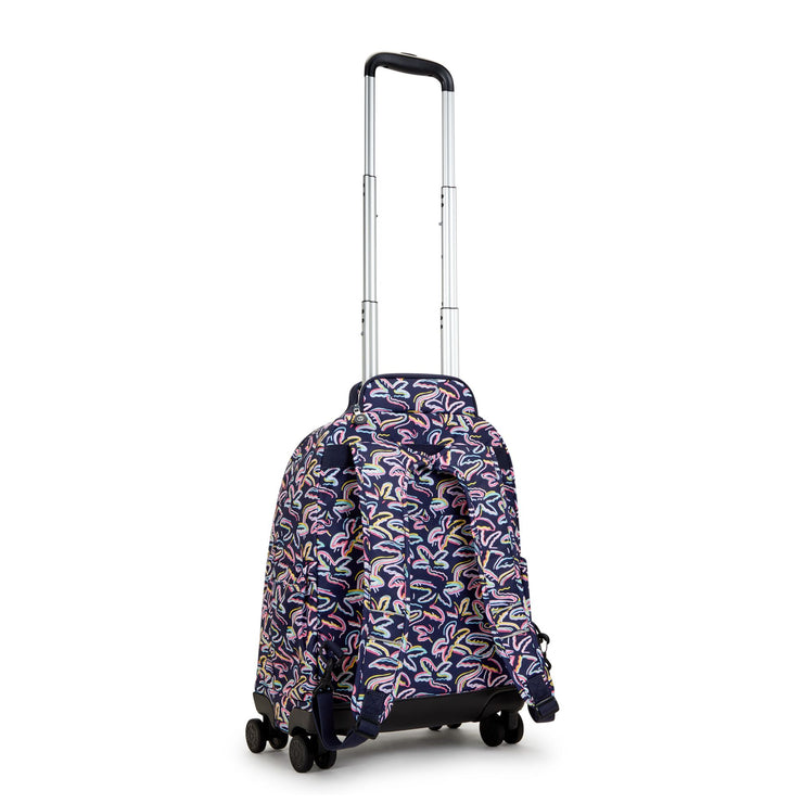 Kipling Large Wheeled Backpack (With Laptop Protection) Female Palm Fiesta Print New Zea