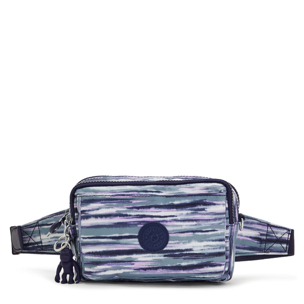 KIPLING Small crossbody convertible to waistbag (with removable straps) Female Brush Stripes Abanu Multi