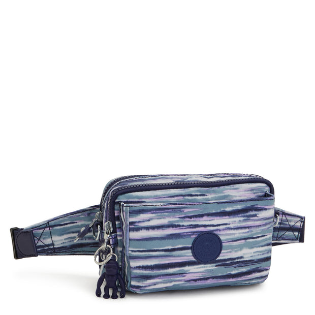 KIPLING Small crossbody convertible to waistbag (with removable straps) Female Brush Stripes Abanu Multi