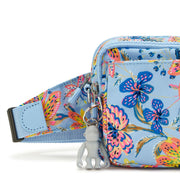 KIPLING Small crossbody convertible to waistbag (with removable straps) Female Wild Flowers Abanu Multi