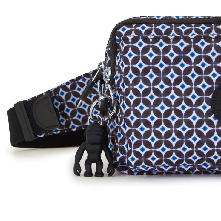 KIPLING Small crossbody convertible to waistbag (with removable straps) Female Blackish Tile Abanu Multi