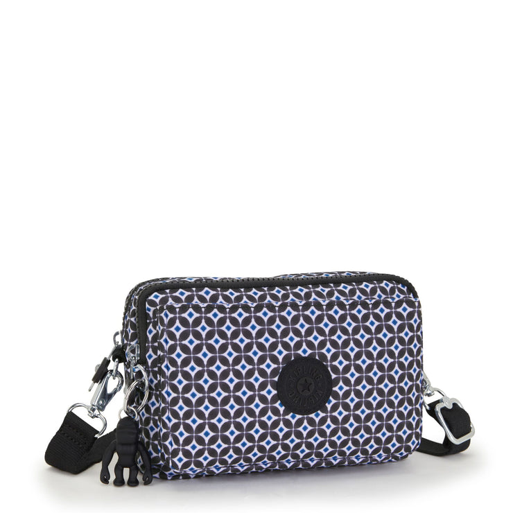 KIPLING Small crossbody convertible to waistbag (with removable straps) Female Blackish Tile Abanu Multi