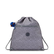 KIPLING Medium Drawstring Bag Unisex Almost Jersey Combo Supertaboo