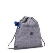 Kipling Medium Drawstring Bag Unisex Almost Jersey Combo Supertaboo