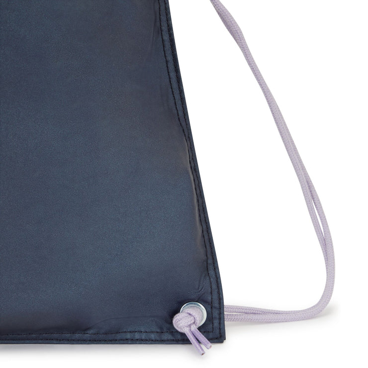 Kipling Medium Drawstring Bag Female Admiral Bl Metallic Supertaboo