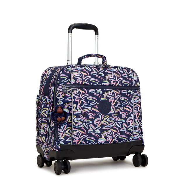 Kipling Large Wheeled Bag Female Palm Fiesta Print New Storia