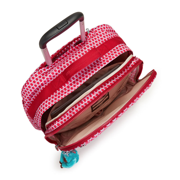 KIPLING Large wheeled bag Female Starry Dot Prt New Storia