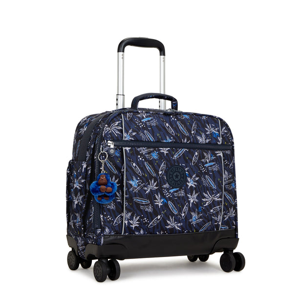 Kipling Large Wheeled Bag Unisex Surf Sea Print New Storia