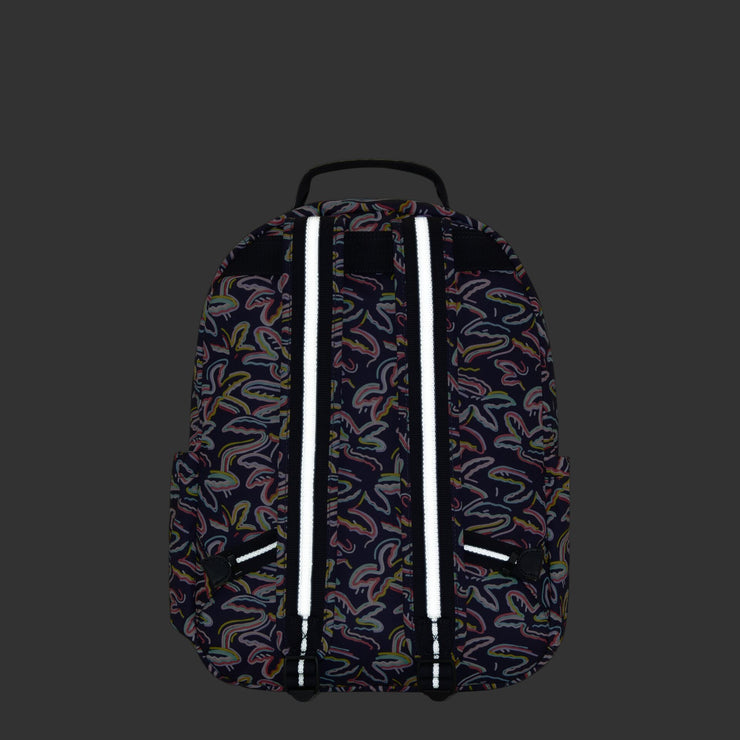 Kipling Large Backpack With Padded Laptop Compartment Female Palm Fiesta Print Seoul