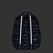 Kipling Large Backpack With Padded Laptop Compartment Unisex Fun Ocean Print Seoul