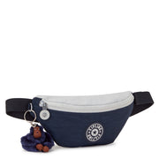 Kipling Small Waistbag Unisex True Blue Grey Happy
