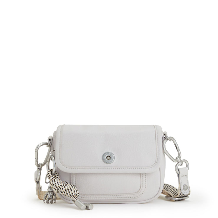 KIPLING Small crossbody (with removable shoulderstrap) Female Chalk White PB Inaki S