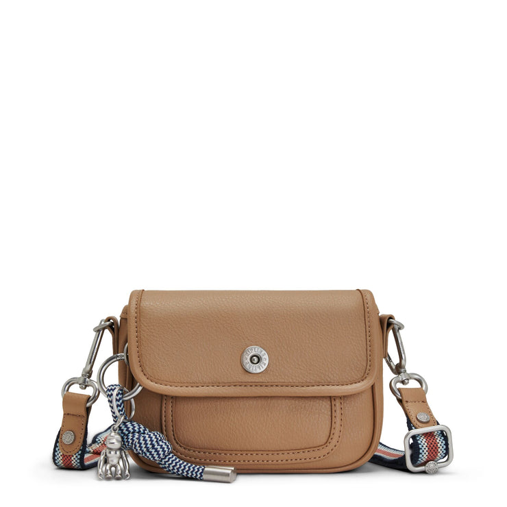 KIPLING Small crossbody (with removable shoulderstrap) Female Soft Almond PB Inaki S