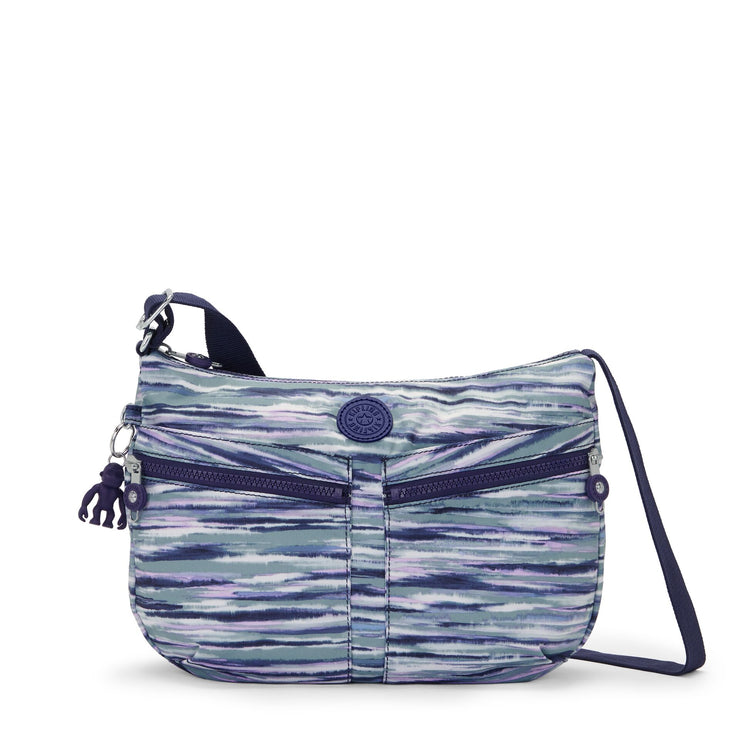 KIPLING Medium crossbody Female Brush Stripes Izellah