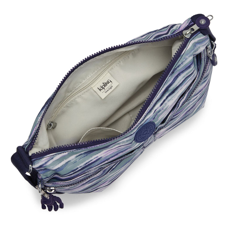 KIPLING Medium crossbody Female Brush Stripes Izellah