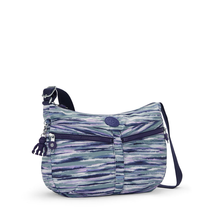 KIPLING Medium crossbody Female Brush Stripes Izellah