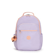 KIPLING Large Backpack with Padded Laptop Compartment Female Endless Lila Combo Seoul