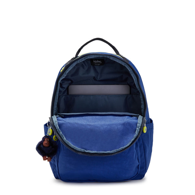 KIPLING Large Backpack Unisex Blue Ink C Seoul