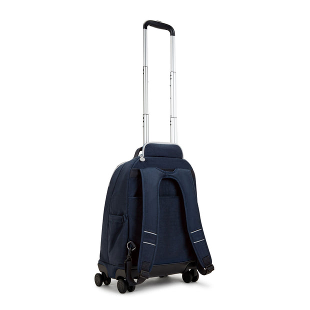 Kipling Large Wheeled Backpack (With Laptop Protection) Unisex True Blue Grey New Zea