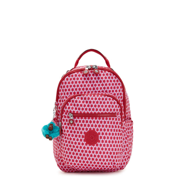 KIPLING Small Backpack (With Laptop Protection) Female Starry Dot Prt Seoul S