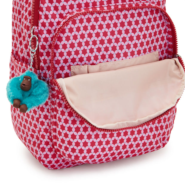 KIPLING Small Backpack (With Laptop Protection) Female Starry Dot Prt Seoul S