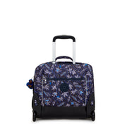 KIPLING Large Wheeled Backpack with Laptop Compartment Unisex Surf Sea Print Giorno
